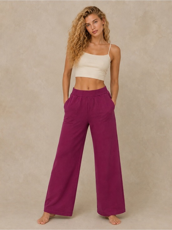 Mondetta Pants - Mondetta Ultra Soft High Rise Wide Leg Pull-On Comfy Lounge Pants Size L NWT